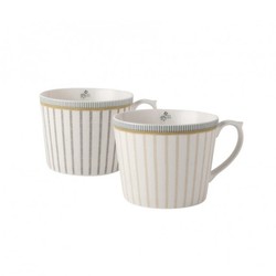 TE-KRUS /SET2 KHAKI STRIPE ikke relevant - Laura Ashley 