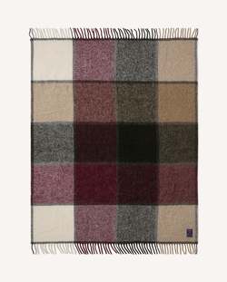 Rutede Pledd i Mohair Ullblanding 130x170cm ikke relevant - Lexington