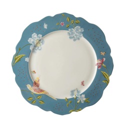 Laura Ashley Irregular Tallerken 24,5cm Seaspray - Laura Ashley 