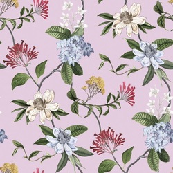 Napkin Floral Mix Lilac, 33x33cm 20stk ikke relevant - Ambiente