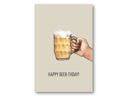 Happy beer-thday | 10x15 cm ikke relevant - Papirkort.no