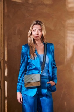PIP Fenna Cross Body Small Bag Blue Blå - Pip Studio