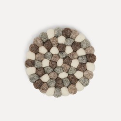 Wooldot Coaster Mini D:10cm Gråstein/Pebbles - UND Norway